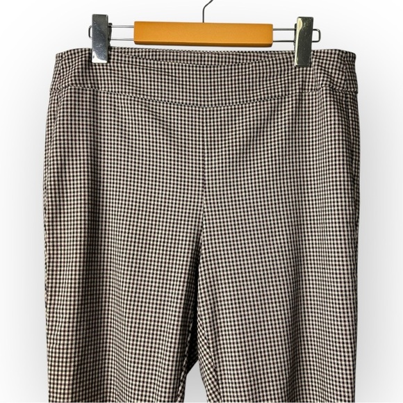Camber & Grace Plaid Skinny Pull On Pants L - Picture 3 of 8